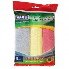 PLA Bayeta Microfibra Multiusos (Pack 3 Uds.)