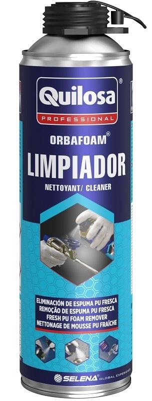 QUILOSA Profesional Orbafoam Limpiador Aerosol 0,5 Lt Translúcido