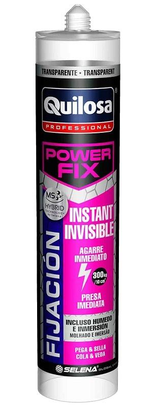 QUILOSA Professional Power Fix-Instant invisible transparente 295 gr