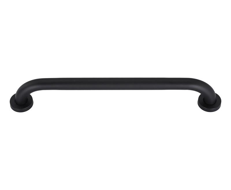 AQG 304 Asidero Moleteado en Acero Inoxidable AISI 304 Negro 30 cm